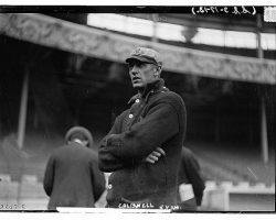 Ray Caldwell, New York AL, at Polo Grounds, NY, 1913.