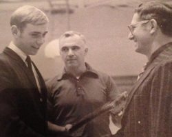 Dave Graf, Ed Gibbons, Al Stulhmiller in 1970 at Dunkirk High. Dave Graf, Ed Gibbons, Al Stulhmiller in 1970 at Dunkirk High