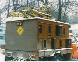 Dave Shaw's dog bus. Dave Shaw's dog bus.