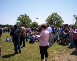 dedication crowd