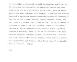 Greg Peterson's draft foreward for the David Mule's 1998 book <em>Across the Seams</em>. Page 3. Greg Peterson's draft foreward for the David