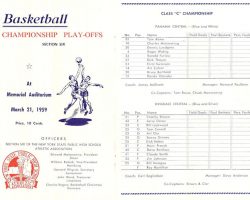 Section 6 play-off program.1959.