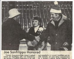 Joe Sanfilippo Honored. 1983
