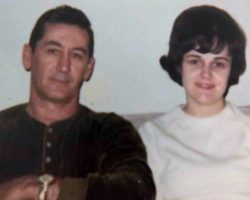 Les and daughter Vicky, 1967.