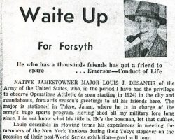 Waite Up for Forsyth. <em>Post-Journal</em> (Jamestown). Waite Up for Forsyth.