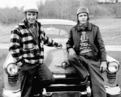 Lloyd Moore and Bill Rexford, NASCAR drivers
in 1950. Lloyd Moore and Bill Rexford, NASCAR drivers in 1950.