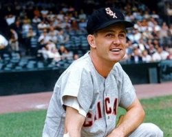 Nellie Fox with the Chicago White Sox. Nellie Fox with the Chicago White Sox.