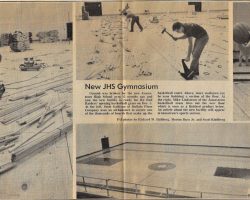 New JHS Gymnasium. November 17, 1986.