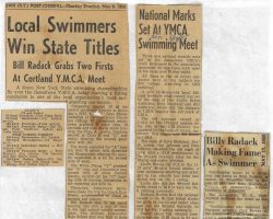 Swimming articles. 1955.