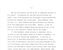 William M. Webb, The Man and His Legacy, by Greg Peterson. Page 2.