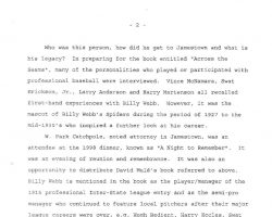 William M. Webb, The Man and His Legacy, by Greg Peterson. Page 2.
