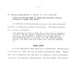 William M. Webb, The Man and His Legacy, by Greg Peterson. Page 4.