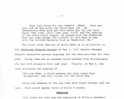 William M. Webb, The Man and His Legacy, by Greg Peterson. Page 7.