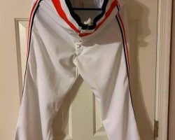 Dave Criscione's uniform pants. Dave Criscione's uniform pants.