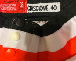 Dave Criscione's uniform tag. Dave Criscione's uniform tag.