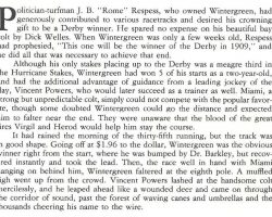 Kentucky Derby story.