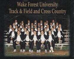 Nolan Swanson is front row center in this 1996-97 team photo. His brother Patrick is far right in the second row.
